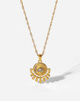 Layla Luxe 18k Gold Plated Evil Eye Necklace