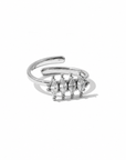 Aria Luxe Silver Plated Marquise Ring
