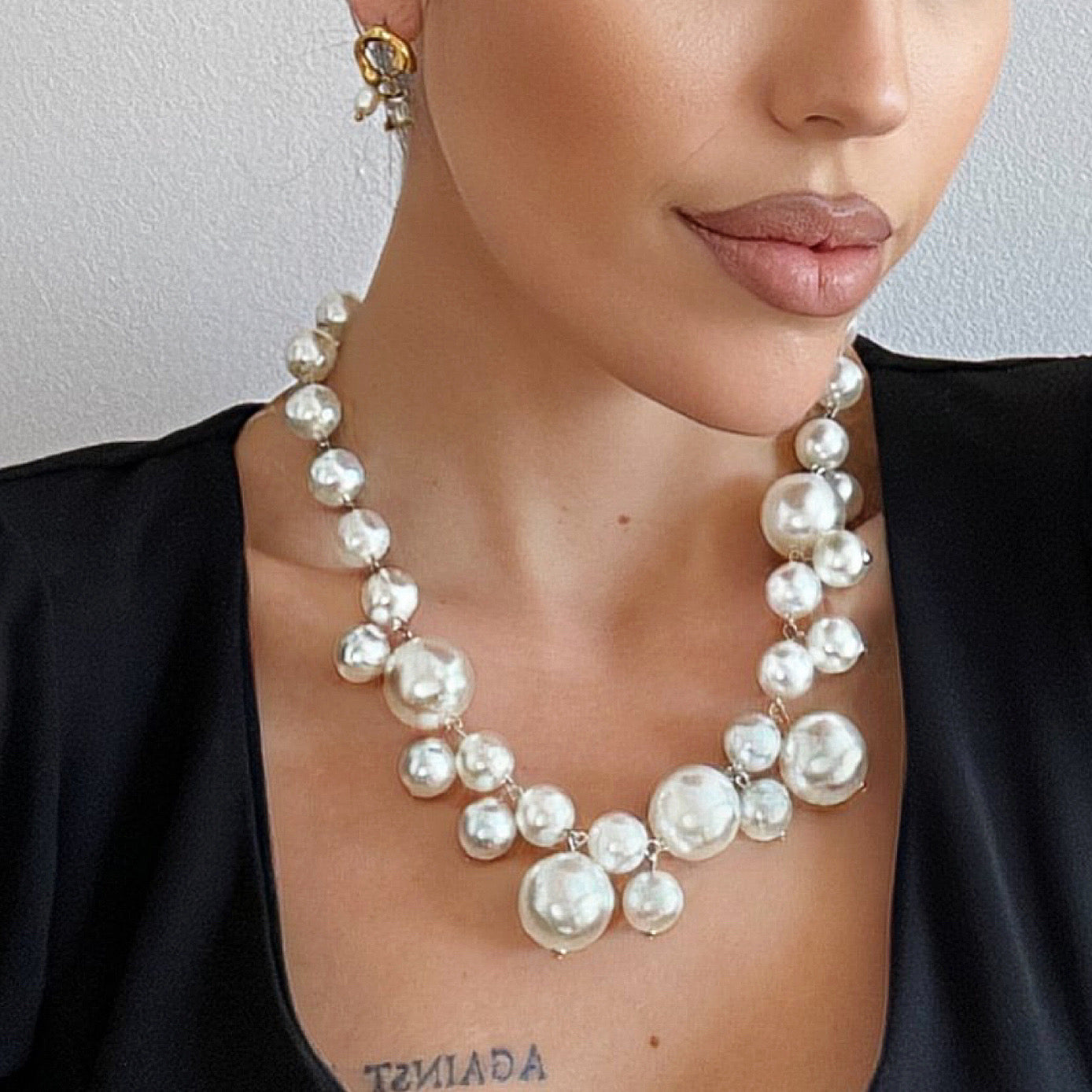 Coco Statement Pearl Necklace