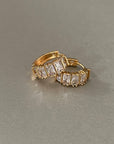 Sarai Jewelled Mini Hoop Earrings