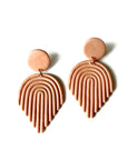 Dakota Ridged Dangle Earrings