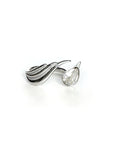 Leelia Silver Tone Jewel  Wrap Ring