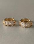 Sarai Jewelled Mini Hoop Earrings
