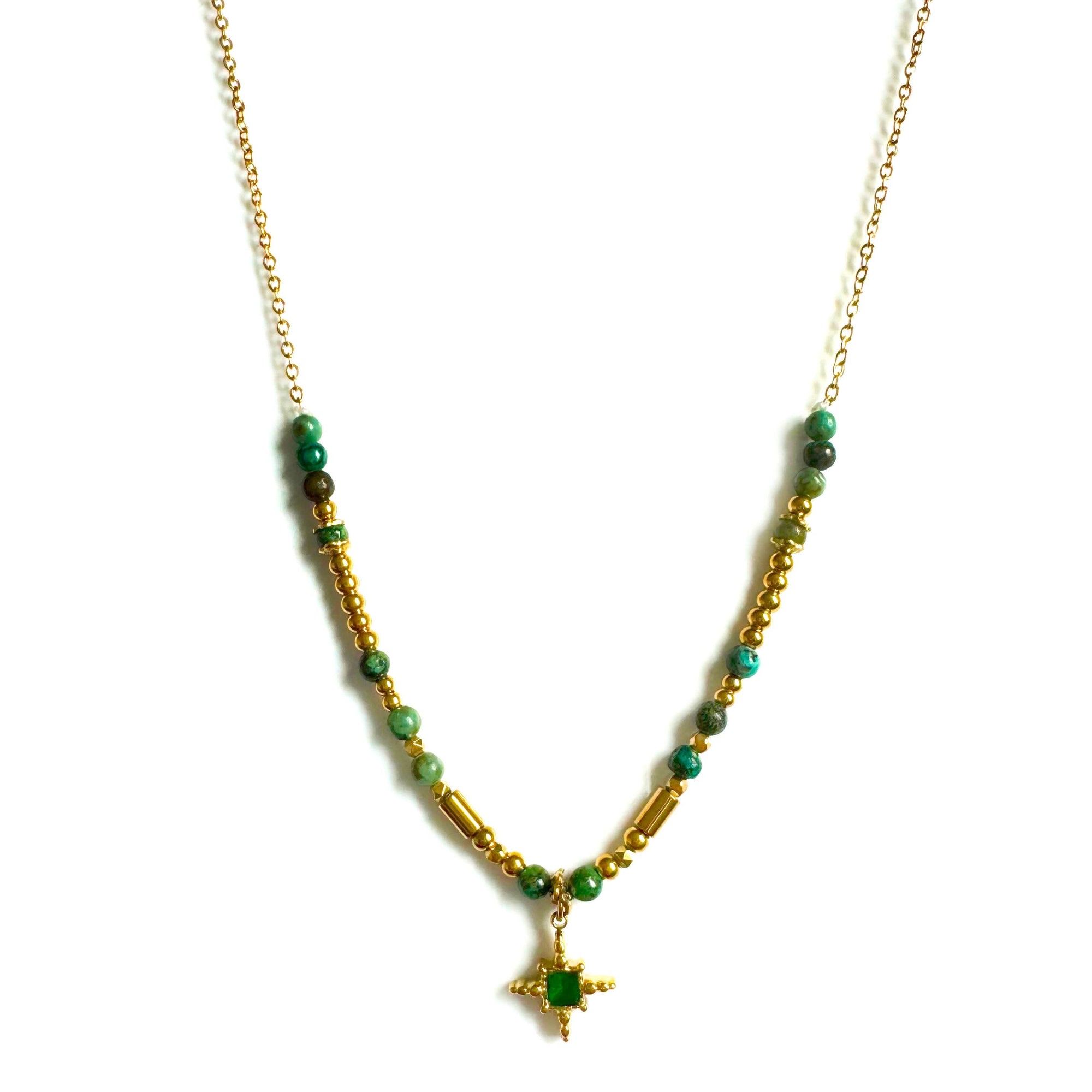 The Boho Mismatch Earrings & Necklace Set