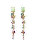 Selena Multicoloured Jewelled Drop Earrings