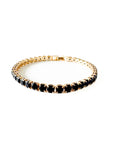 Allegra Black Stone Tennis Bracelet