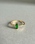 Clarissa Luxe 18k Gold Plated Jewel Ring