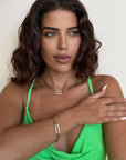 Harlow Luxe 18k Gold Plated Statement Bracelet