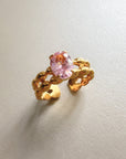 Rhiannon Luxe 18k Gold Plated Ring