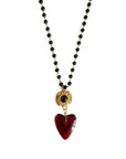 Scarlett Luxe 18k Gold Plated Baroque Heart Statement Necklace