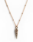 Samira 18k Gold Plated Jewelled Pendant Necklace