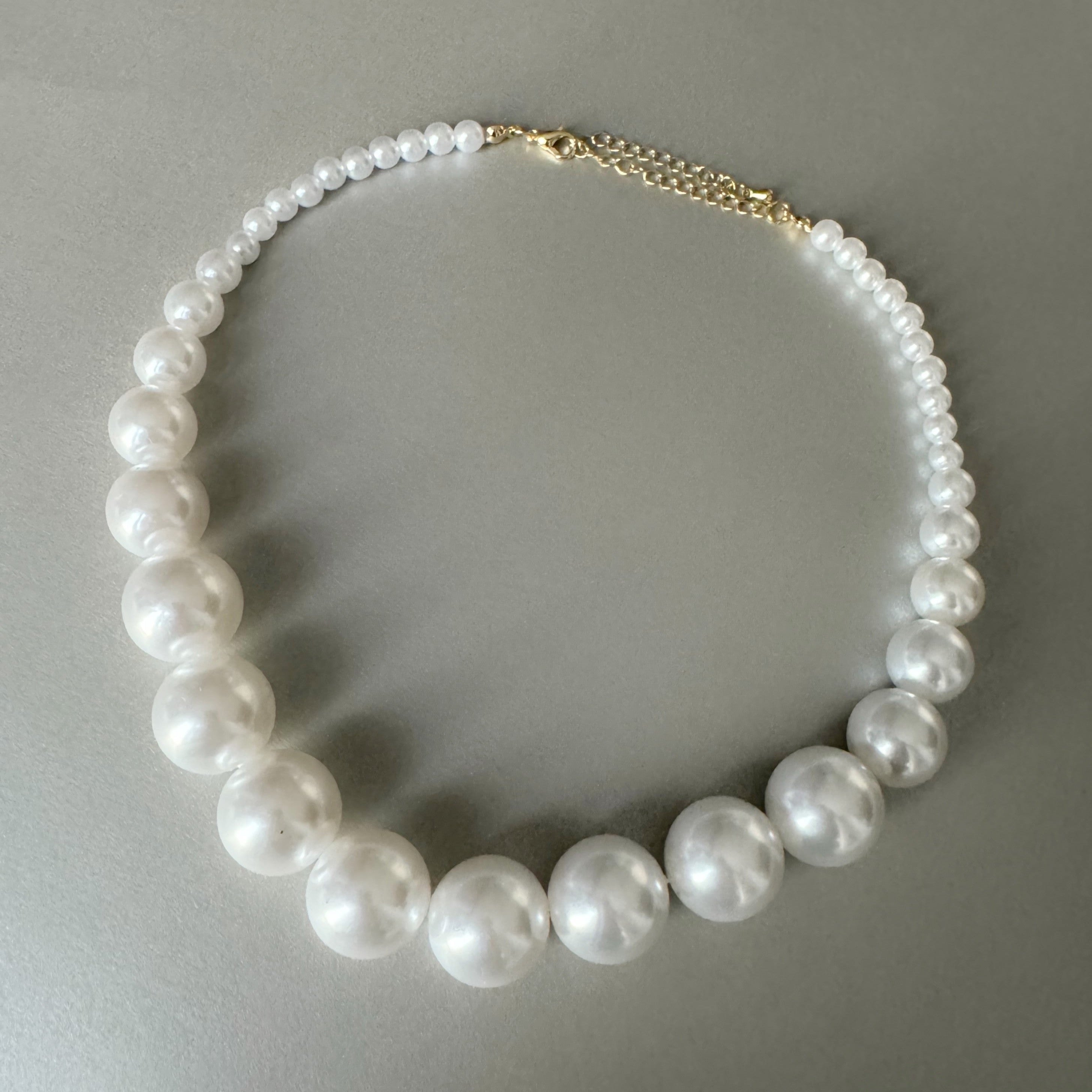 Double strand graduated hot sale pearl necklace