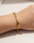 Lyra Luxe 18k Gold Plated Star Chain Bracelet