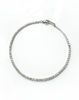 Elisa Silver Tone Jewelled Tennis Bracelet
