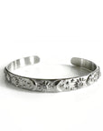 Helia Luxe Silver Tone Celestial Bangle