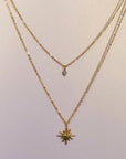 Angelique Luxe 18k Gold Plated Necklace