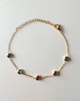 Alex Luxe 18k Gold Plated Jewelled Bracelet