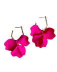 Juni Ceries Pink Dangle Petal Earrings