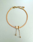 Zaari Luxe 18k Gold Plated Butterfly Anklet