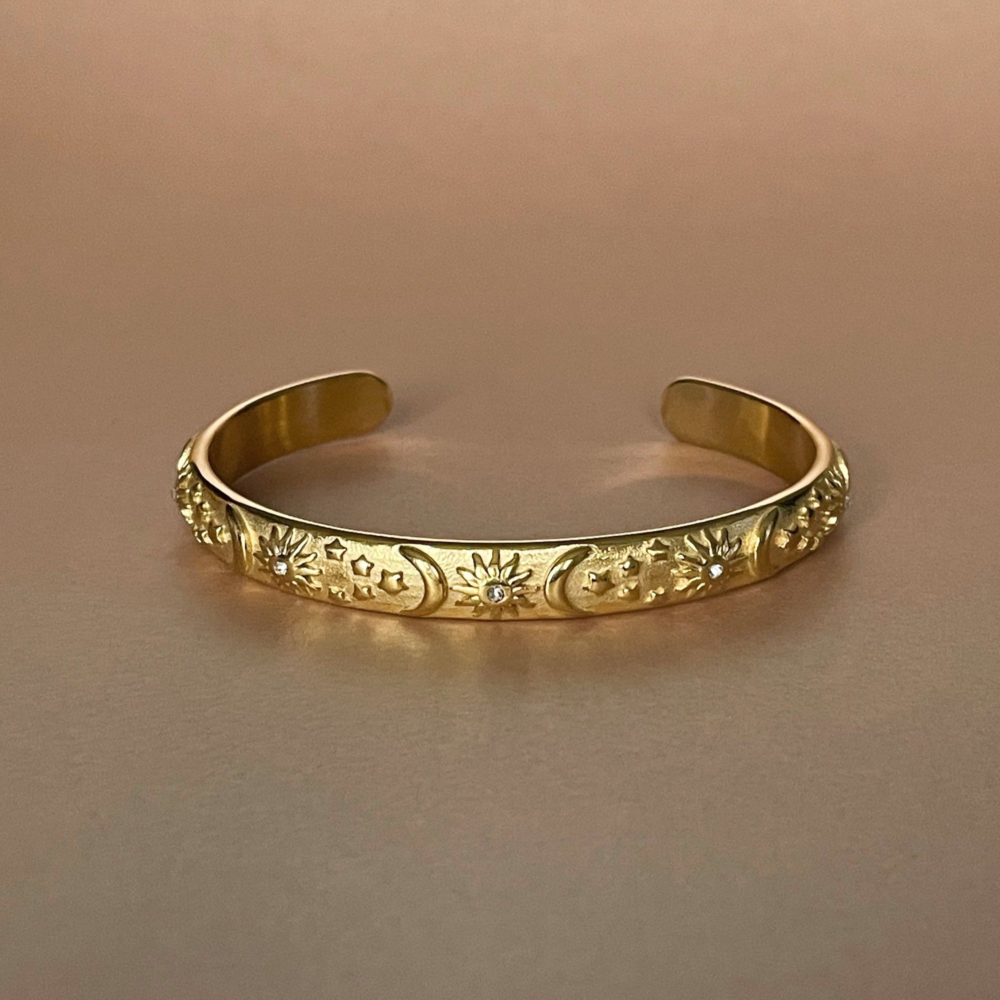 The Luxe Helia Earrings & Bangle Set