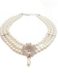Lily Vintage Inspired Modern Pearl Heirloom Necklace