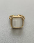 Hestia Luxe 18k Gold Plated White Ring