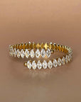 Kusum Luxe 18k Gold Plated Jewelled Bracelet