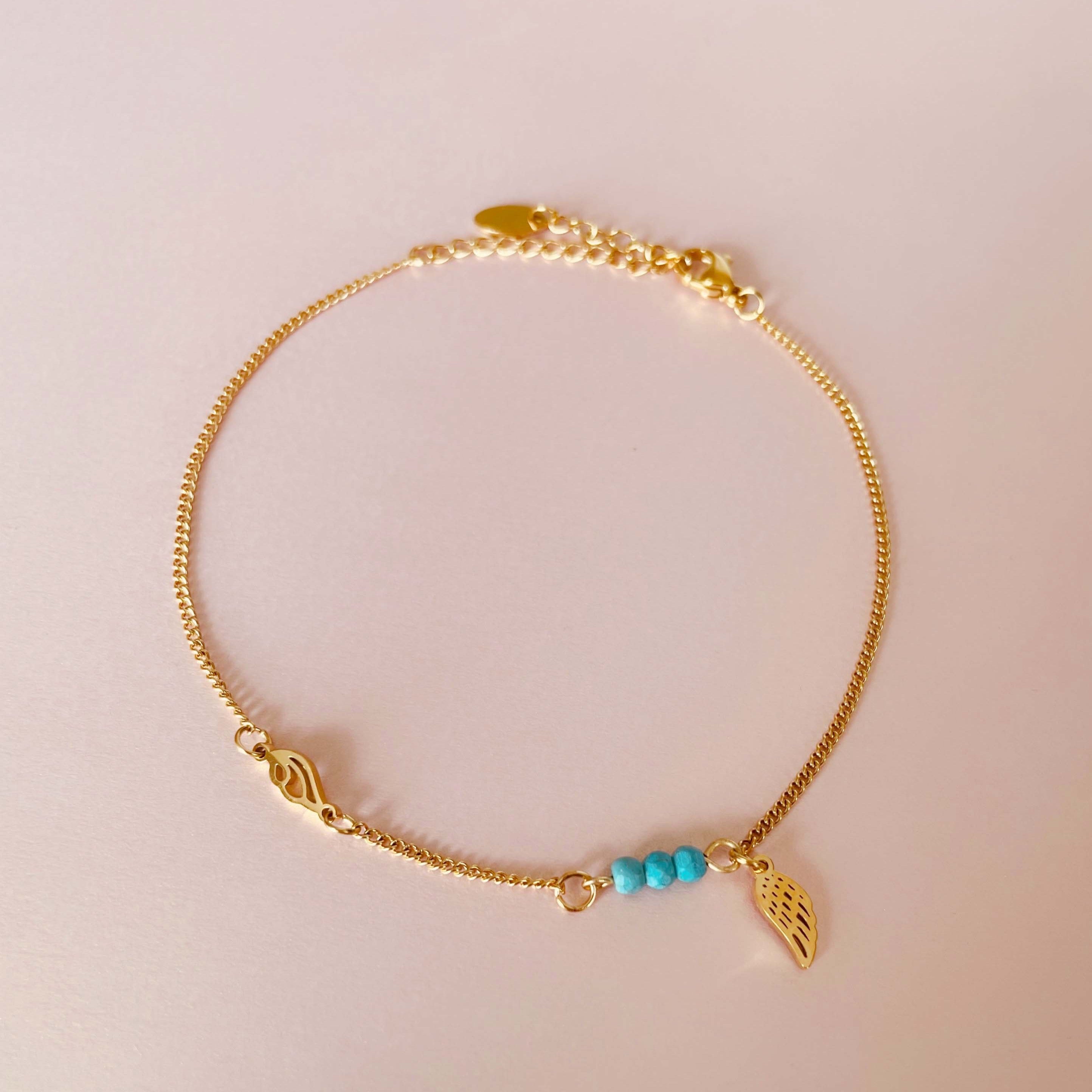 Astrid Luxe 18k Gold Plated Anklet