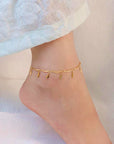 Leela Luxe 18k Gold Plated Anklet