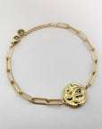 Nalini Luxe 18k Gold Plated Snake Bracelet