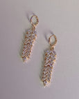 Celestina Jewelled Feather Earrings