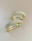 Cassandra Gold Diamante Ponytail Clip