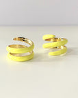 Neesa Yellow Wrap Ring