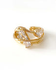 Luciana Gold Statement Jewel Ring