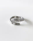 Selma Silver Tone Wrap Ring