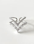 Ziva Double Wishbone Ring