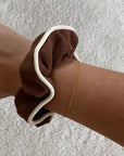 Elegant Brown Scrunchie