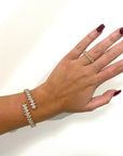 Mila Multi White Jewelled Ring