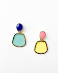 Kitty Mismatch Transparent Earrings