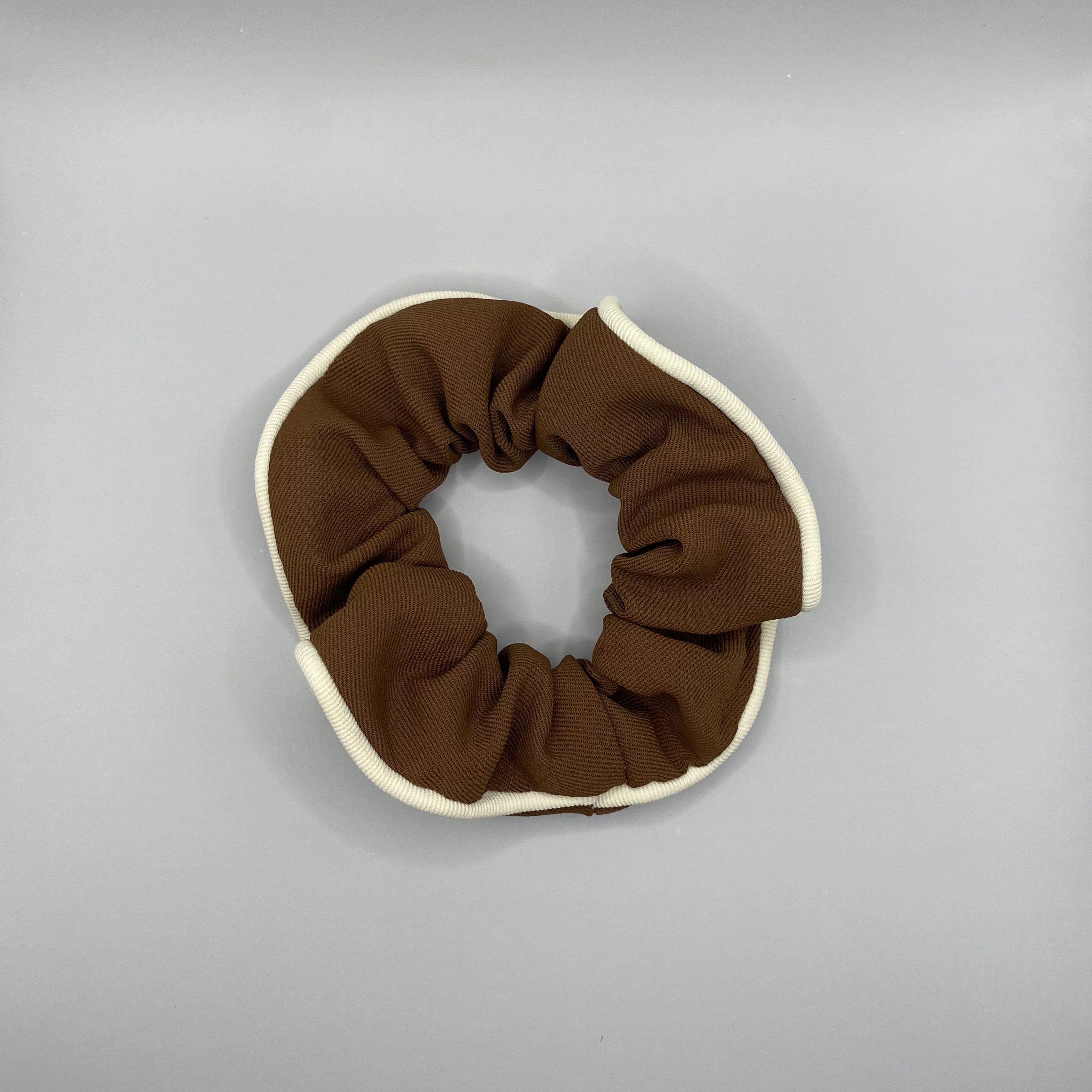 Elegant Brown Scrunchie