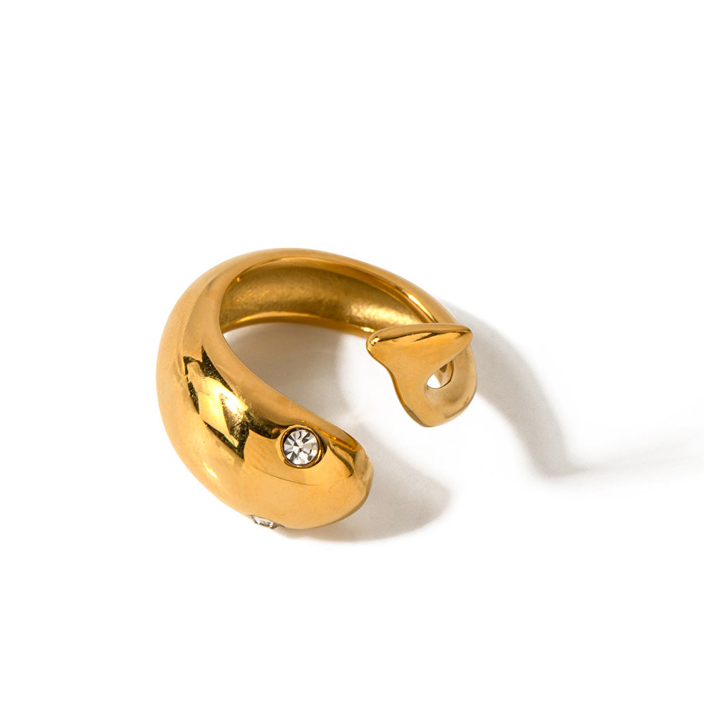 Kelia 18k Gold Plated Wrap Ring