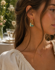 Birdie Mismatch Gold Tone Hoop Earrings