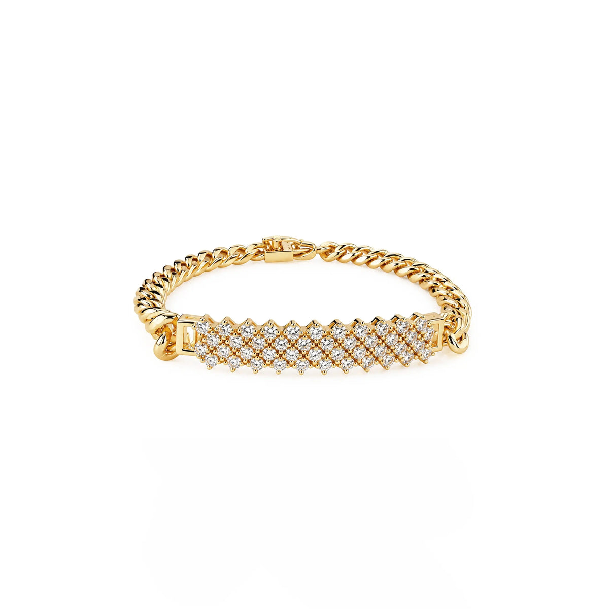 Aurum Luxe Gold Filled Crystal Chain Bracelet LUXE TONES