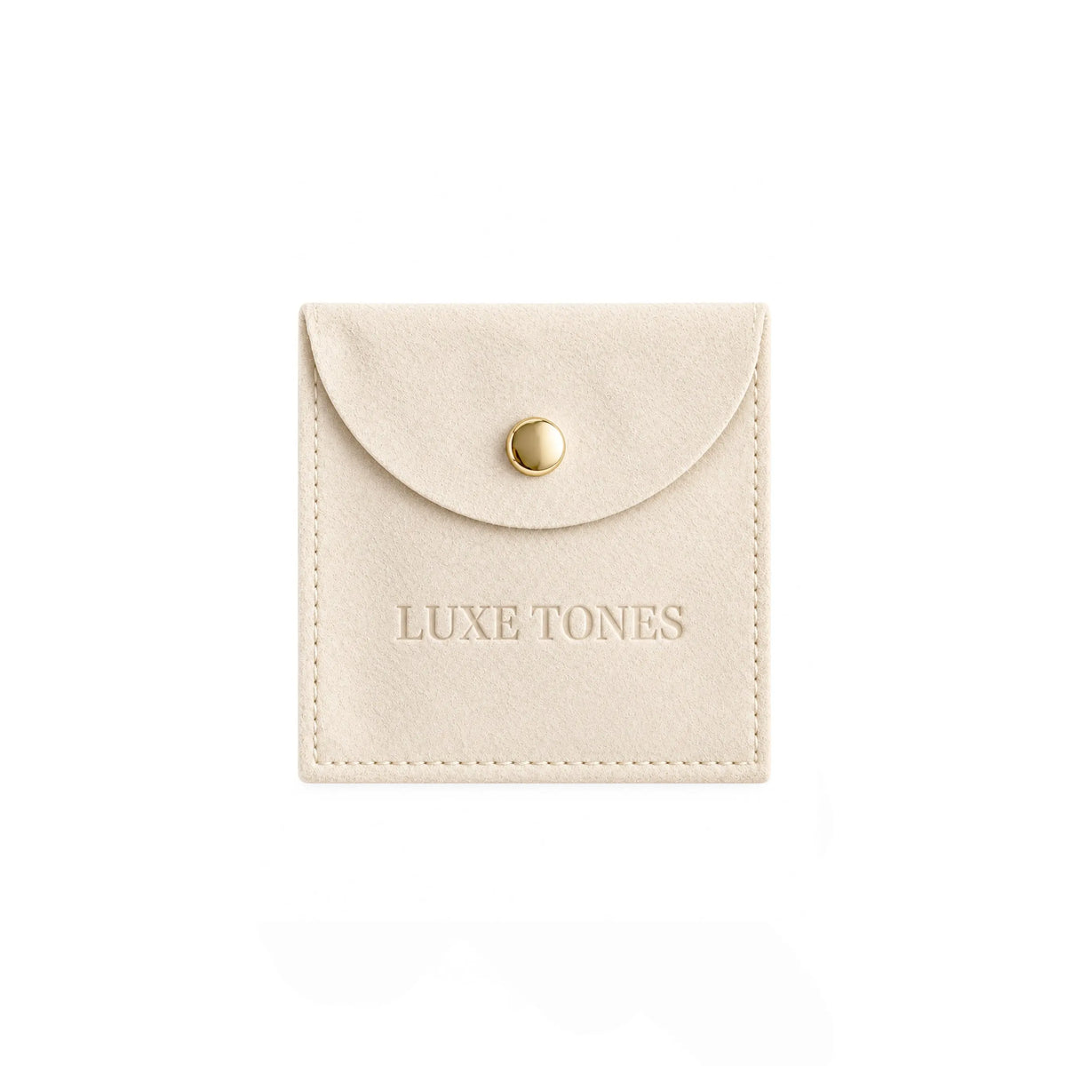 Suede Jewellery Pouch Luxe Tones