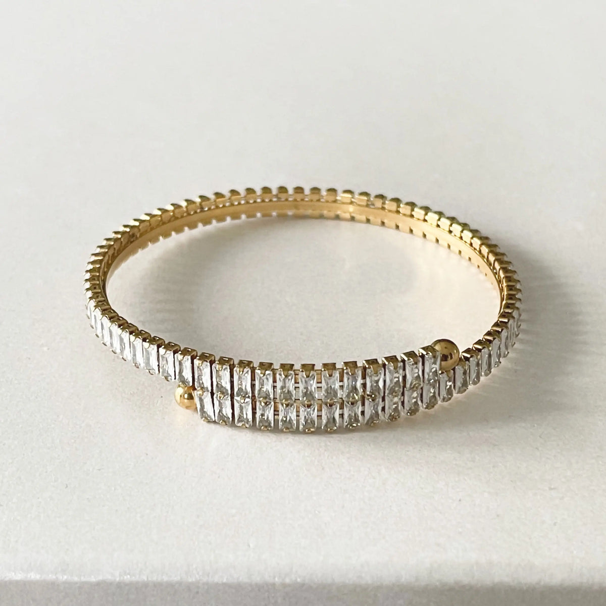 Avery 18k Plated Jewelled Bracelet