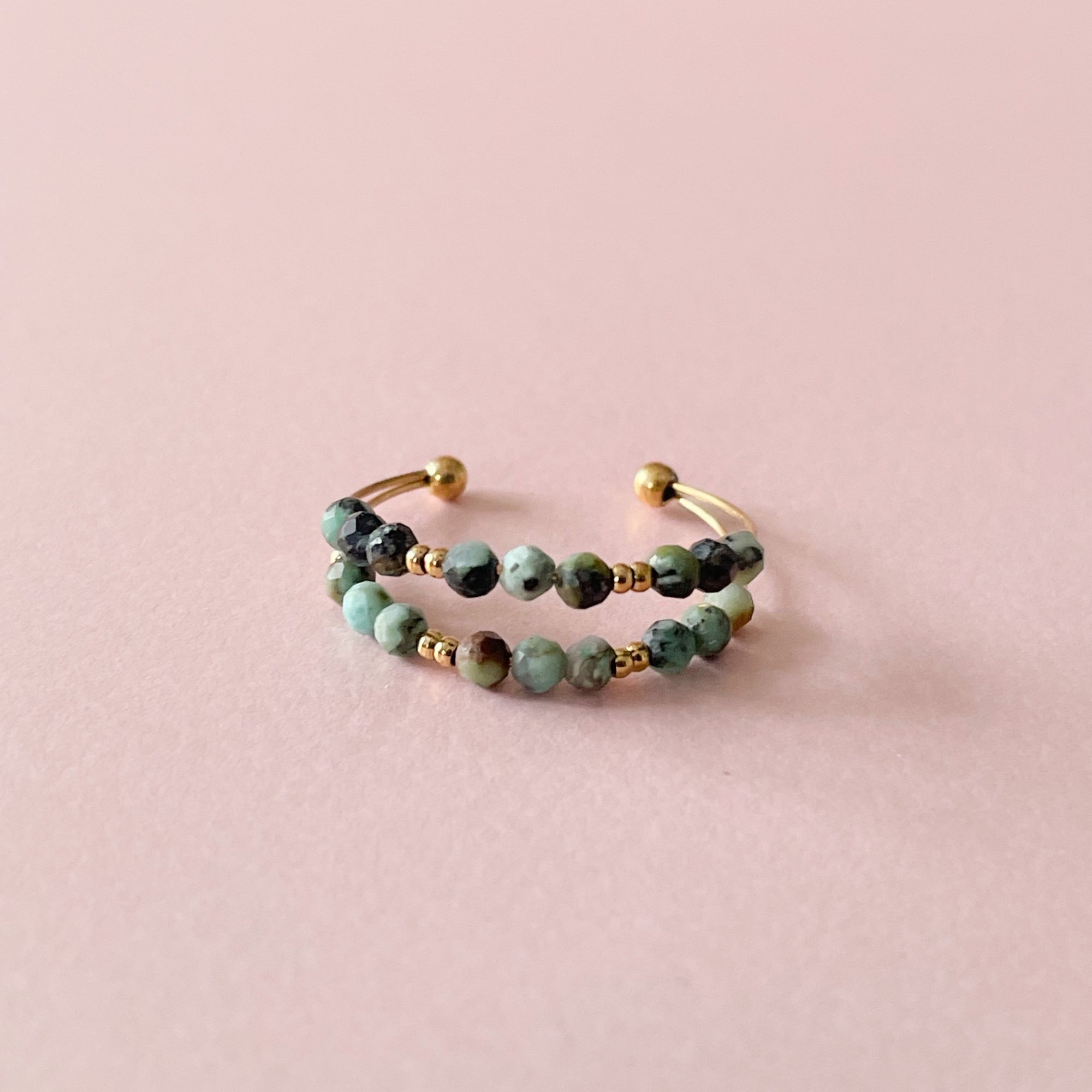 Cassia Luxe Boho Beaded Ring