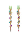 Selena Multicoloured Jewelled Drop Earrings