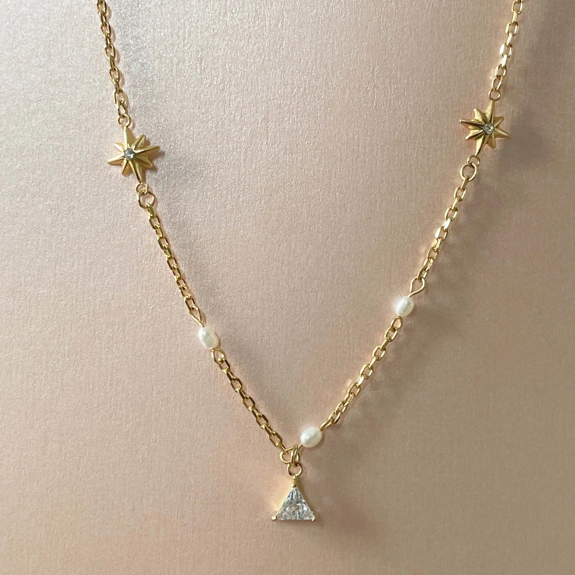Taliah 18k Plated Necklace