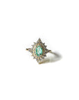 Florence Azure Stone Vintage Style Adjustable Ring