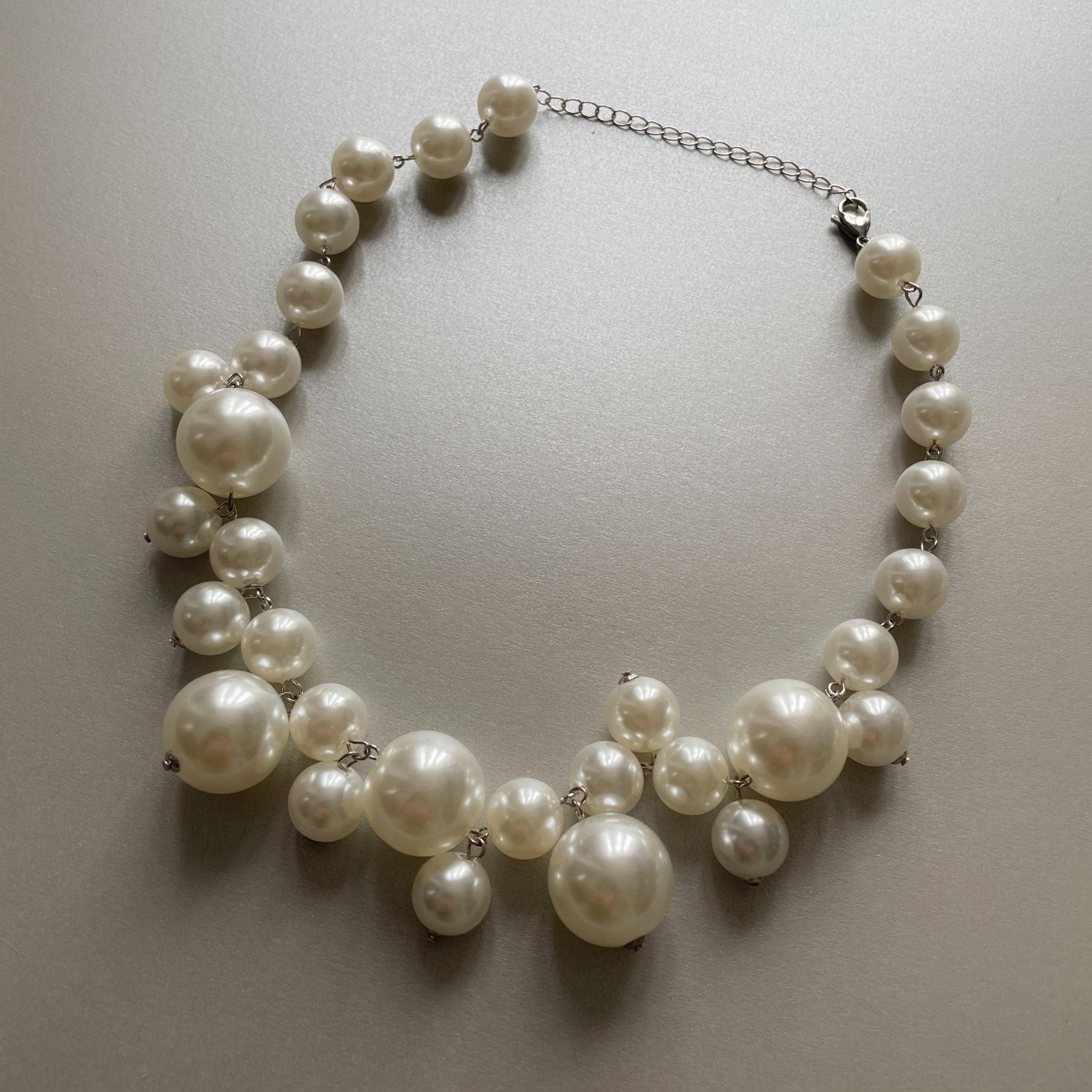Coco Multi Cluster Statement Pearl Necklace – LUXE TONES